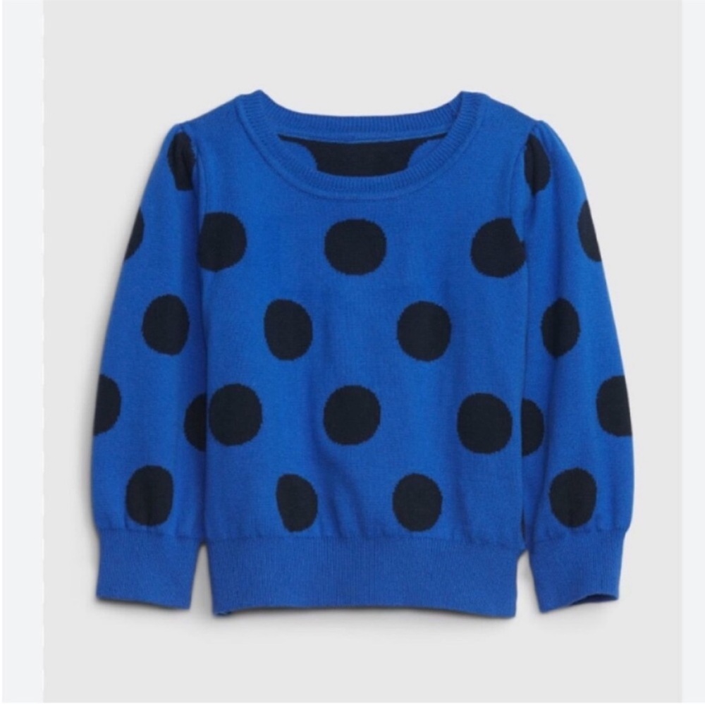 Gap Toddler, bristol blue, Printed Sweater, 18-24 M
